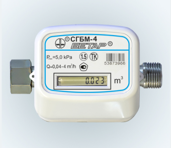 Сч.газа Бетар СГБМ-4 Т г/ш    (г.Чистополь)