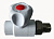 Кран шаровый для радиатора прямой d20х1/2 мм