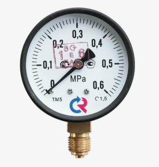 Манометр ТМ-510Р.00 (0-6МПа) 150гр/100мм/ М20*1,5(снизу) 