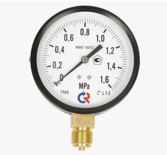 Манометр ТМ-510Р.00 (0-1,6МПа) 150гр/100мм/ М20*1,5(снизу) 
